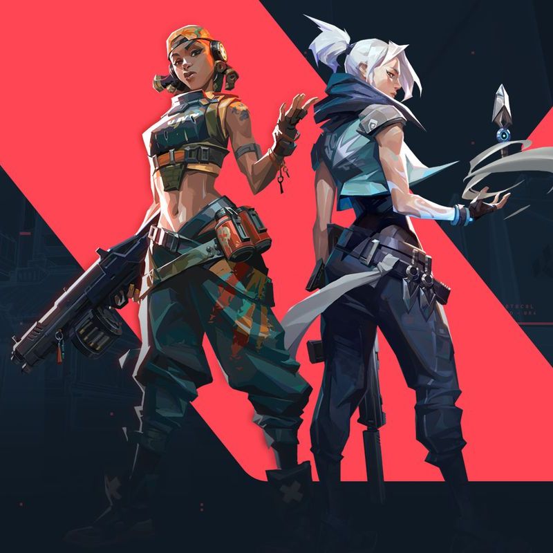 Jett and Raze posing