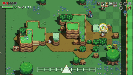 The rhythm is visually illustrated through a bar at the bottom of the screen, which is pulsing to the music.