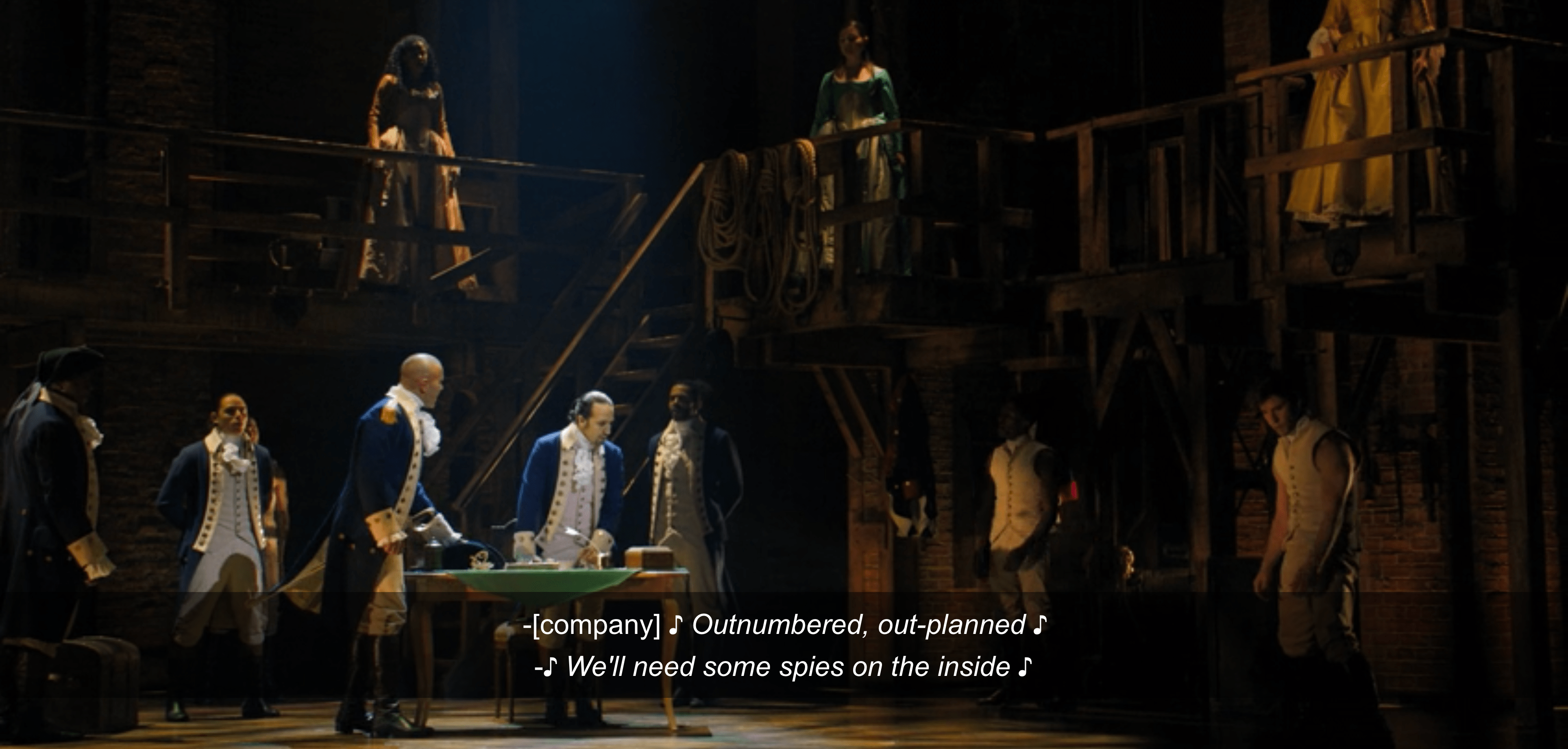 Hamilton the music screenshot.