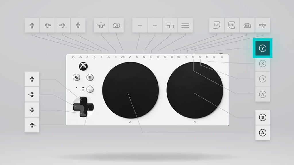 Microsoft's XAC, an accessible controller.